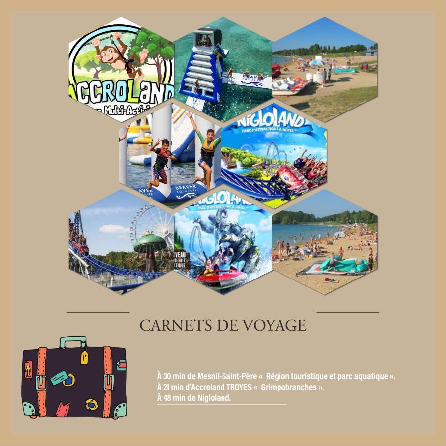 Maison Du Bonheur L Art De Vivre A La Francaise Logement Entier Avec Parking Sainte-Savine ภายนอก รูปภาพ